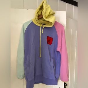 Teddy Fresh Color Block Hoodie men’s size small